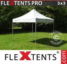Racing tent 3x3 m Silver