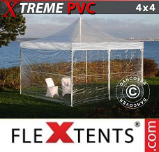 Racing tent 4x4 m Clear, incl. 4 sidewalls