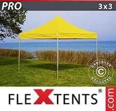 Racing tent 3x3 m Yellow