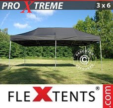 Racing tent 3x6 m Black