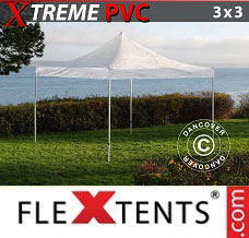 Racing tent 3x3 m Clear