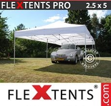 Racing tent 2.5x5 m White