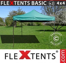 Racing tent 4x4 m Green