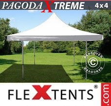 Racing tent 4x4 m / (5x5 m) White