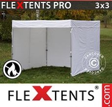 Racing tent 3x3 m, White,