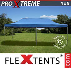 Racing tent 4x8 m Blue