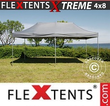 Racing tent 4x8 m Grey