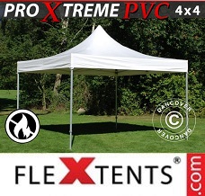 Racing tent 4x4 m, White
