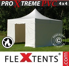 Racing tent 4x4 m White, Incl. 4 sidewalls