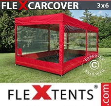 Racing tent 3x6 m, Red