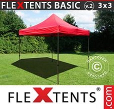 Racing tent 3x3 m Red