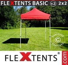 Racing tent 2x2 m Red